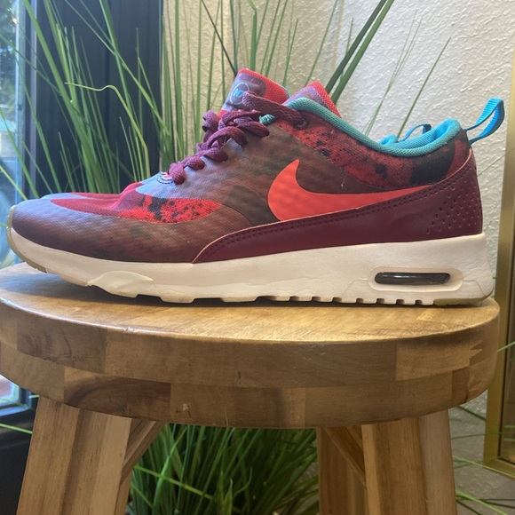 LIMITED EDITION Nike Air Max Thea Print N7 Burgundy Sneakers Women’s Size 7 - Picture 5 of 17